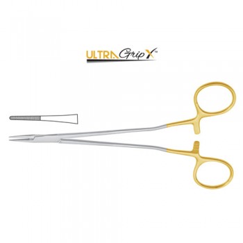UltraGripX™ TC Hegar-Vascular Needle Holder Stainless Steel, 18.5 cm - 7 1/4"